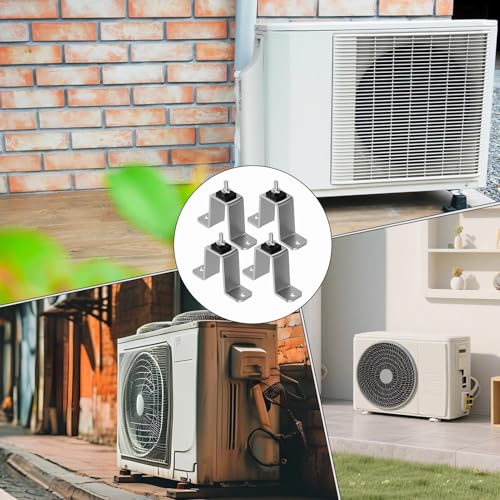 Support de base pour unité de climatisation éliminant les vibrations sur sol et terrasse - 4