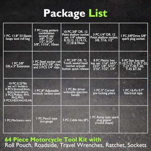 Mofun 64-Piece Universal Tool Kit