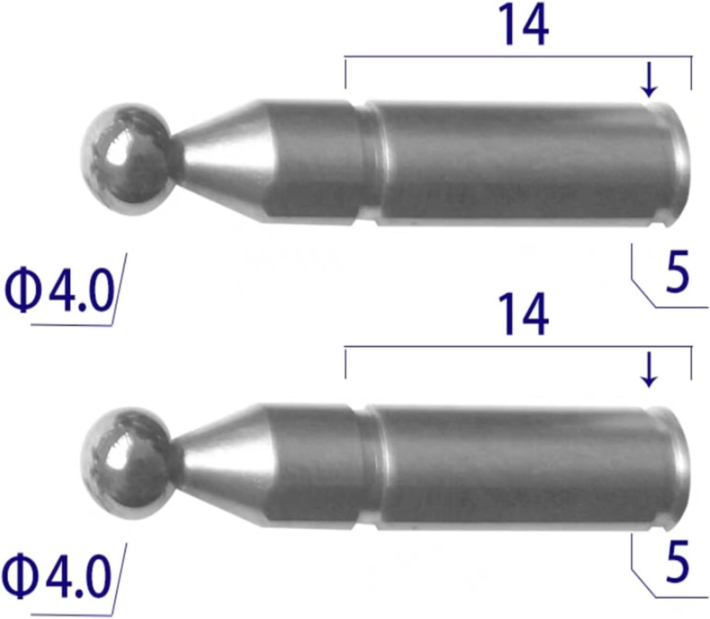 Anvils for Gear Micrometer Tungsten Tips 0.5mm .6mm .7mm .8mm .9mm 1.0mm 2mm 3mm 4mm(4.0mm)