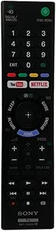 Original Sony RMT-TX300E TV Remote Control with Netflix Button for/fit KD43X7000E KD-43X7000E KD43X7000F KD-43X7000F KD43X720E KD-43X720E KD43XE7000 KD-43XE7000 Sony Televisions (1-493-314-11)
