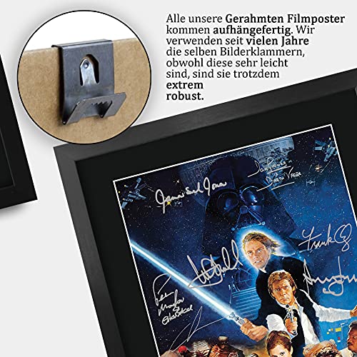 HWC Trading Star Wars Return Of The Jedi A3 Gerahmte Signiert Gedruckt Autogramme Bild Druck-Fotoanzeige Geschenk Für Filmfans