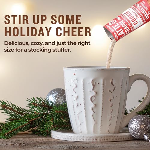 Image of The Frozen Bean Cookie Butter Frappe & Latte Instant Mix (20 Sticks), Made with Arabica Coffee, Double Shot Caffeine, Low Sugar & Premium Ingredients, Hot, Iced, or Blended Drinks