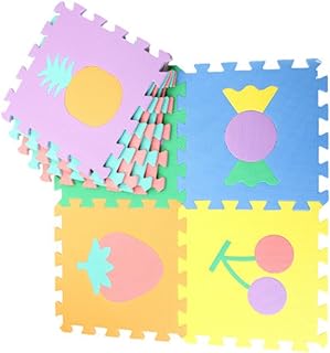ibasenice 10 Peças Tapetes De Bebê Tapetes De Chão Para Crianças Tapetes De Chão Para Crianças Tapete De Brincar Infantil Tapete De Brincar De Bebê Tapetes De Brincar De Bebê Tapetes De