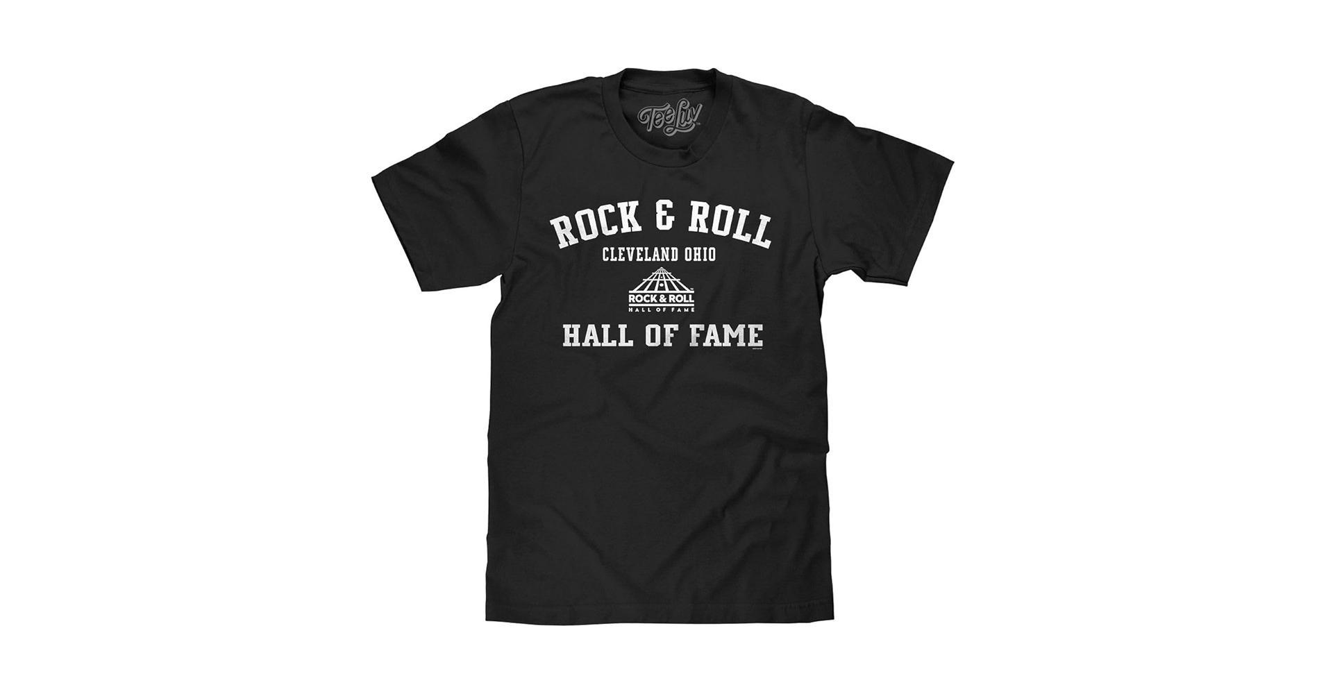 Amazon.com: Tee Luv Men's Rock and Roll Hall of Fame Shirt