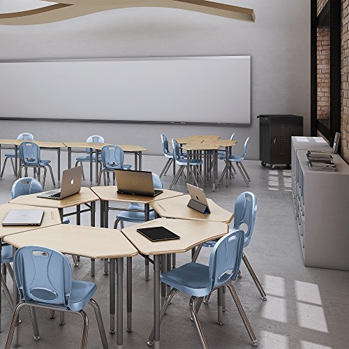 Image of Learniture Structure Series School Chair, 18 inch Seat Height, Blue LNT-118-CSW-SB (Pack of 4)