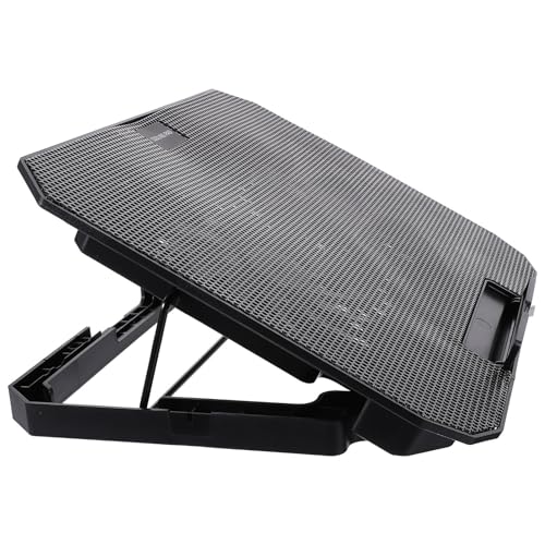 Base Refrigera Laptop Kisangel Negro ABS 36.5x26x3 cm miniatura 1