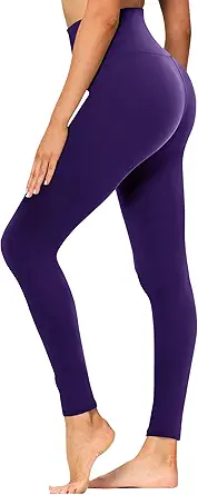 GAYHAY High Waisted Leggings for Women - Soft Opaque Slim Tummy Control Printed Pants for Running Cycling Yoga