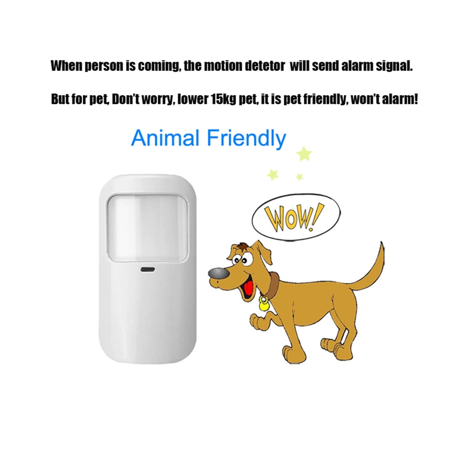 Wifi GSM di allarme sicurezza wireless home kit for ladri anti-pet detector movimento tuya Alexa App Camera WiFi 11 lingue Installazione rapida(E)