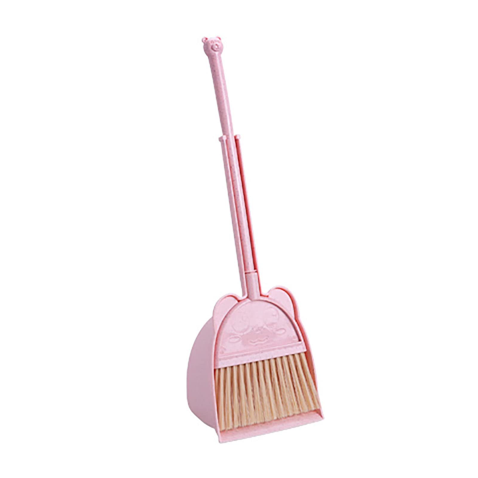 Small Broom Cleaning Brush With Dustpan For Kids Little Housekeeping Helper Set 2Pieces Children Broom Set