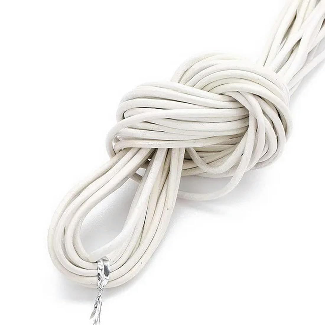 10 meters 1/1.5/2/3mm Round Genuine Leather Cord for Necklace Bracelet DIY Jewelry Making Findings Supplies Rope String