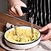 GAIORD Potato Masher with Fine Mesh Platter and Ergonomic Horizontal Handle