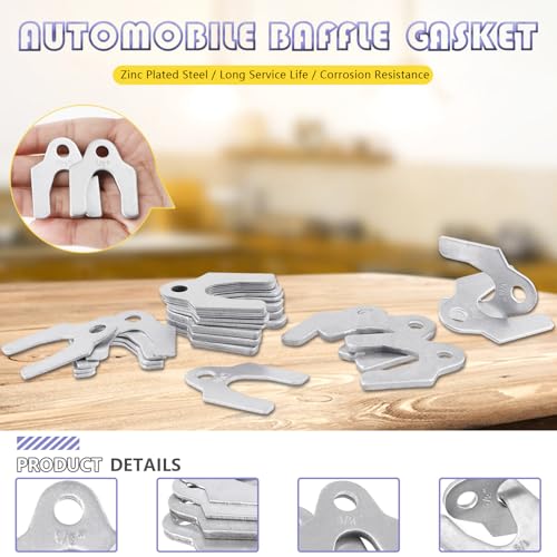 Swpeet 144 Stück 4 Größen 1/64 Zoll 1/32 Zoll 1/16 Zoll 1/8 Zoll Auto Alignment Karosserie Shim Sortiment Kit mit Aufbewahrungsbox, perfekt zum Einstellen von Körperteilen oder Camber
