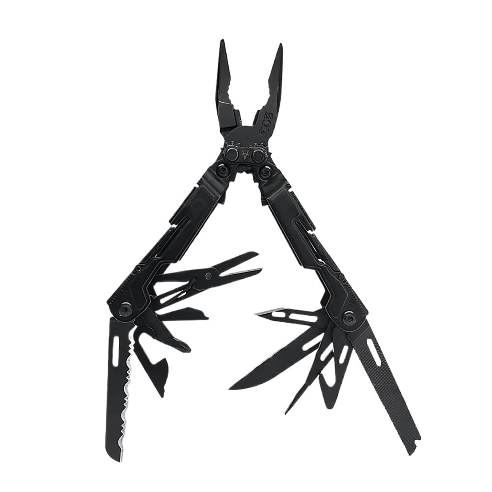 1 pince multifonction 18 en 1, mini-outil pliable, portable, équipement EDC (Everyday Carry) for le camping et la survie en extérieur PP1001/1002-CP(PP1002)
