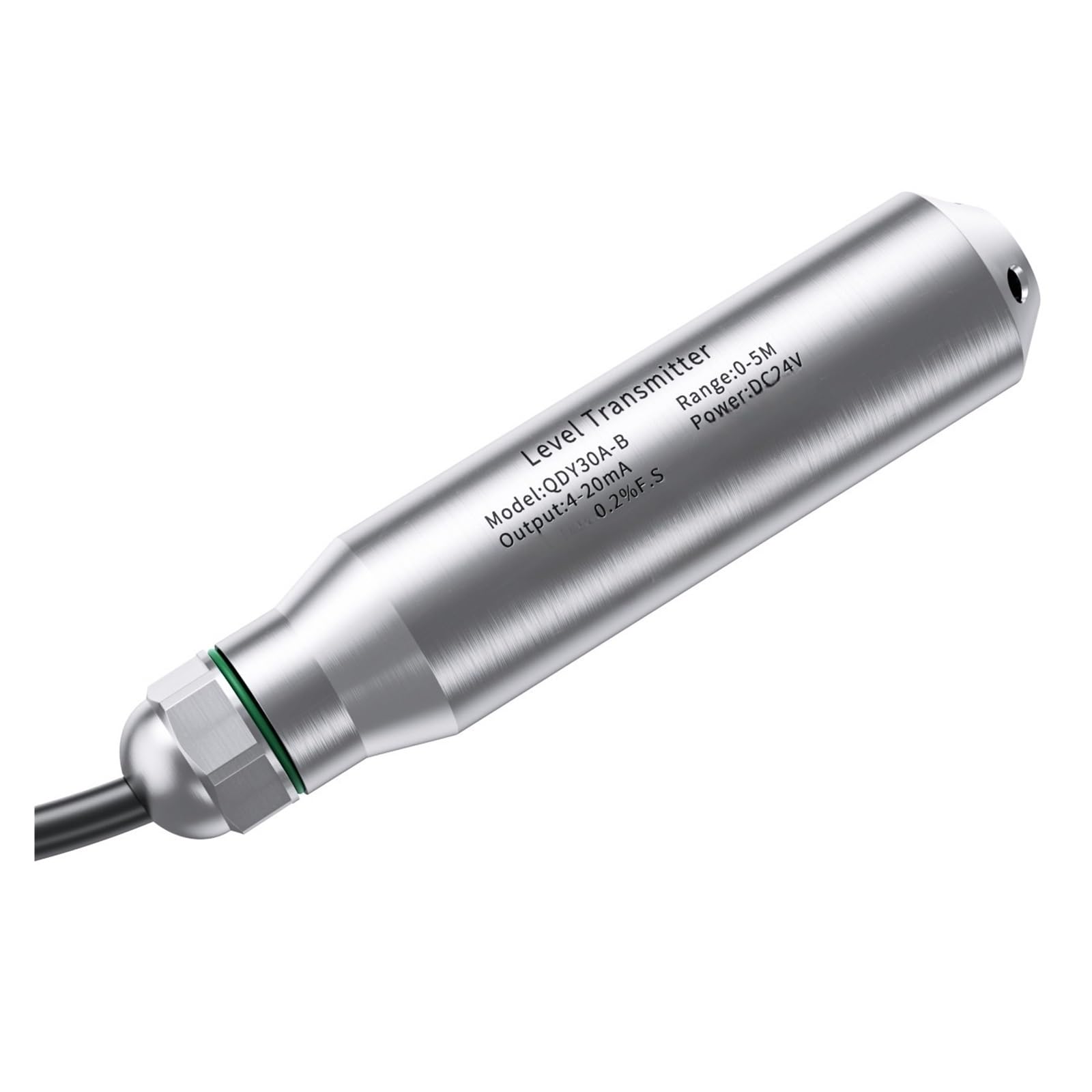 Trasmettitore sensore livello liquido 4-20mA 0-10V 0-5V Sonda 1m 2m 300cm 5m 10m 15m Trasmettitore di livello idrostatico for serbatoio acqua DC10-36V(0-5V output,15m Range 15m Cable)