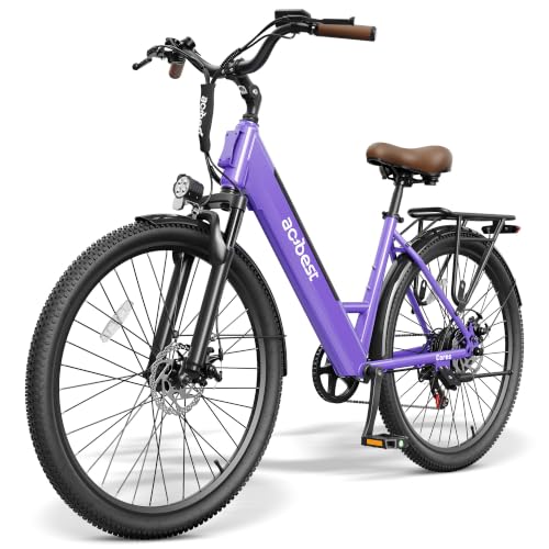 ACTBEST Electric Bike for Adults, Cores 27.5" Electric Commuter Bike Up to 70 Miles Long Range, with Peak 1200W Motor, 48V 576Wh Removable Battery, 7-Speed City Cruiser Mountain E Bike for Commuting image 5