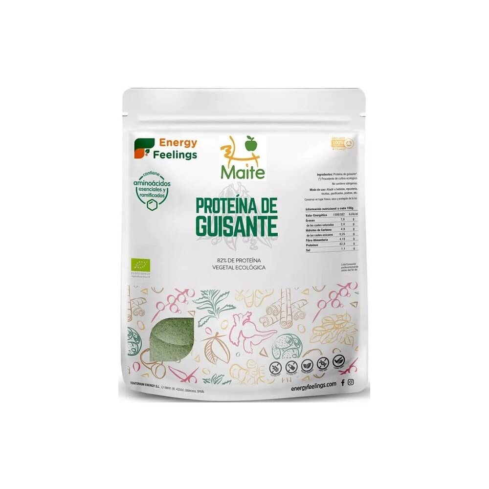 Organic Pea Protein Powder - Organic Vegan Superfoods (500 gr)