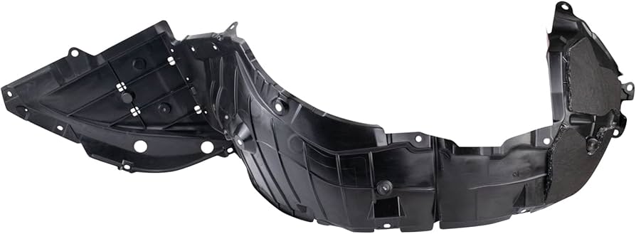 「ラインハルト」 Amazon.com: Front Left Inner Fender Liner Black Drivers Side