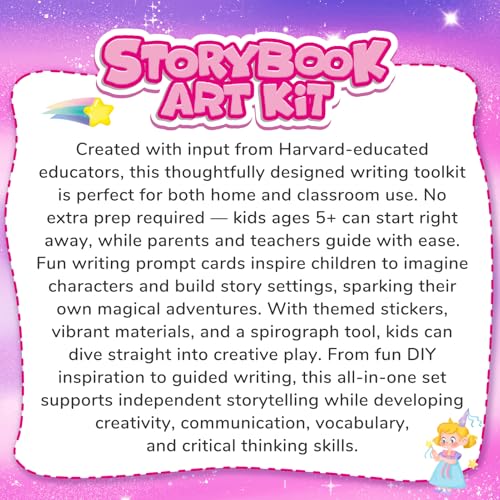 JoyCat Fantasy Storybook Art Kit, Write Your Own Book for Kids, 2 Books by JoyCat - Used condition - Image 5