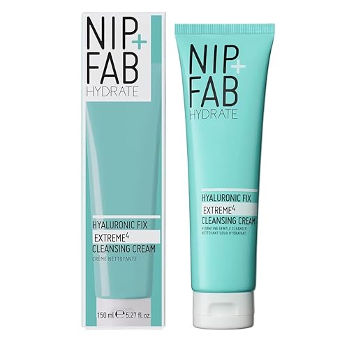 Miniatura 2 de Nip + Fab Hyaluronic Acid Fix Extreme 4 Crema limpiadora suave, lavado facial, antienvejecimiento e hidratante para piel seca/sensible, multicolor,