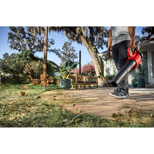 CRAFTSMAN Leaf Blower Cordless with Battery and Charger V20 RP, Up to 110 MPH Power, Handheld Electric Leaf Blower, Brushless Motor, Lightweight, 5.0Ah (CMCBL730P1) - Thumbnail 7