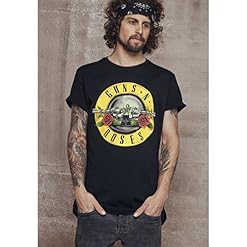 Mister Tee Homme T-Shirts Guns´n Roses - Les Beatles, Paul McCartney, John Lennon, RIngo Starr, George Harrison