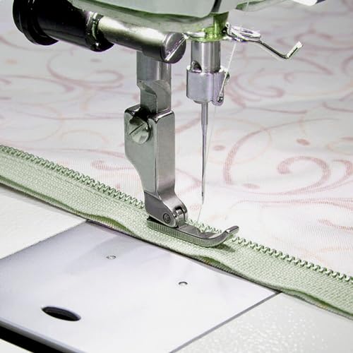FIKLOTA 2 PCS Cording Zipper Foot P36N/P36LN Industrial Sewing Machine Presser Foot for High Shank Singer, Brother, Janome, Juki, Babylock, Elna, Kenmore, White, Necchi, Simplicity, and More