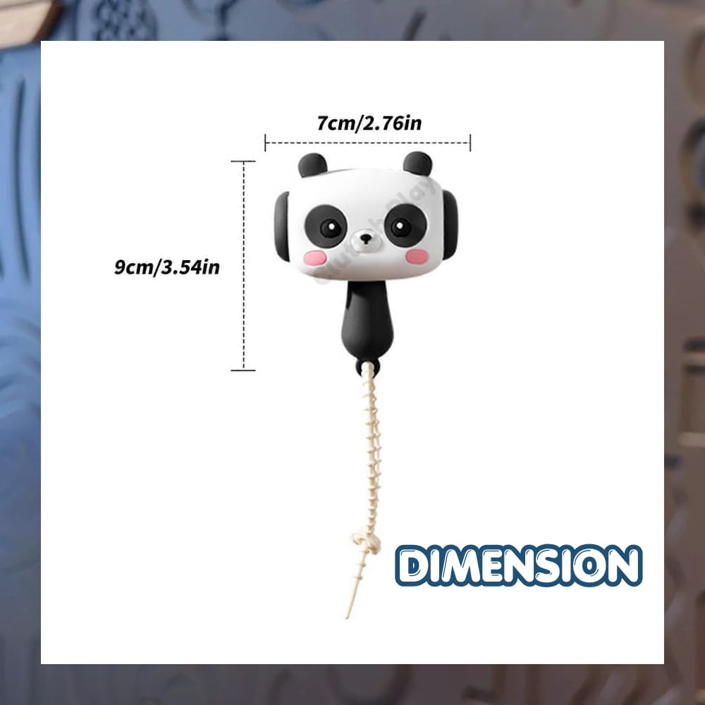 Mini Hammer Panda Keychain - Fun Sound & Gift Set -6 Mini Hammer Panda Keychain - Fun Sound & Gift Set -6