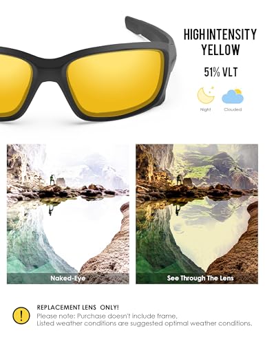 Image of BLAZERBUCK Anti-salt Polarize Replacement Lenses for Oakley Straightlink OO9331 Sunglass