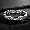 VNOX Silver Link Bracelet for Men - Diamond Cut Mens Metal Stainless Steel Chain Bracelets Elegant Jewelry Gift for Men Dad Boyfriend,2 #3