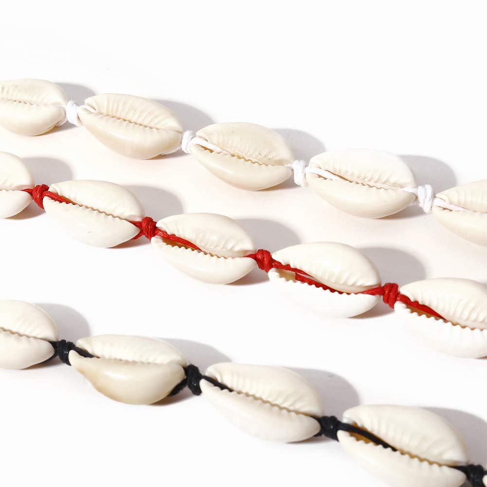 para Ella, Tobillera para Mujer, Pulsera De Tobillo con Cuentas Naturales De Concha, Joyería para Pies De Playa Hecha A Mano, Estilo Hawaiano, Ajustable para Mu,