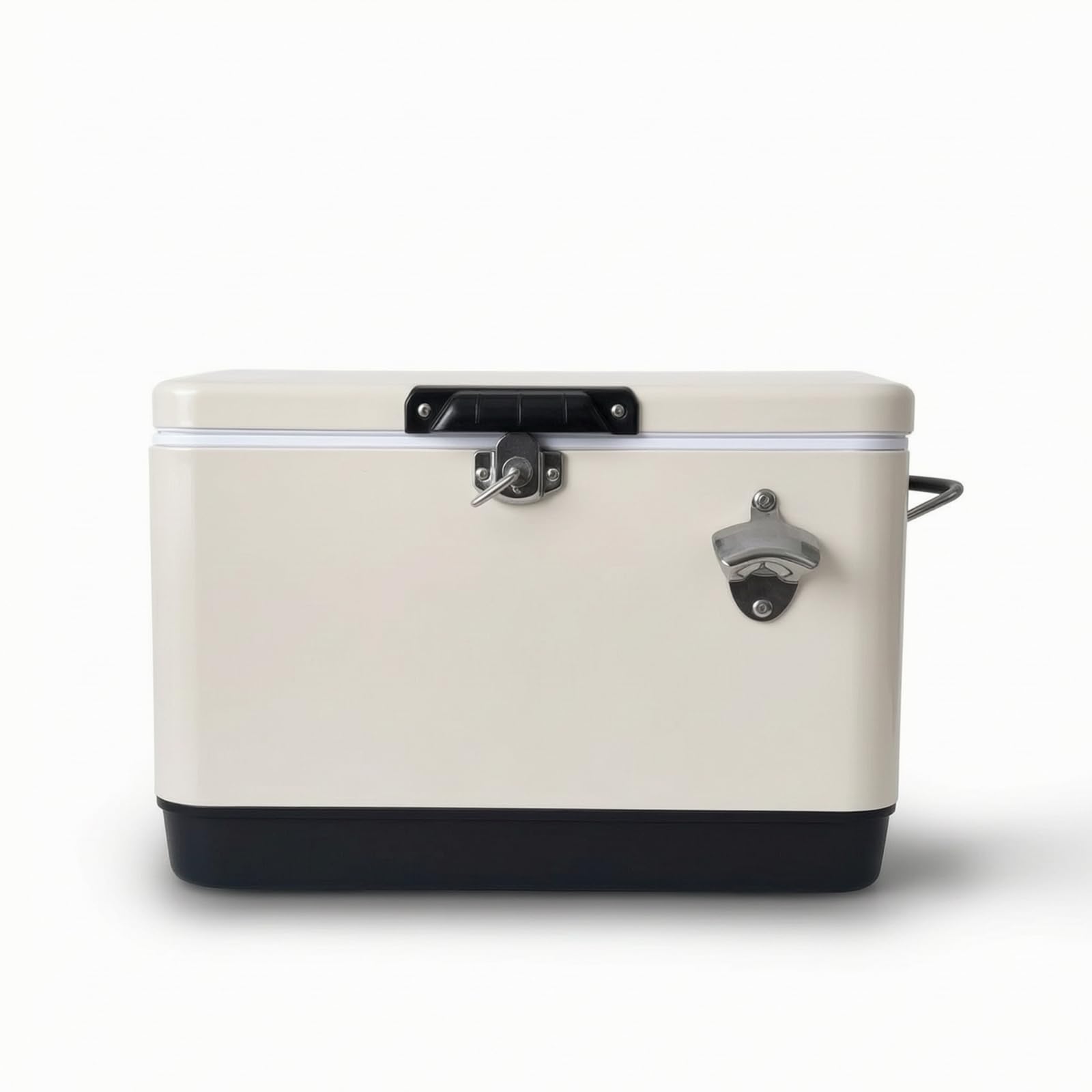 Kühlbox mit Tragegriff Dichtschließend Isolierbehälter mit Metalldeckelverschluss Stabil Isolierbox für Picknick