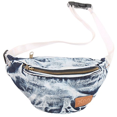 Vintage Denim Acid Wash Fanny Pack