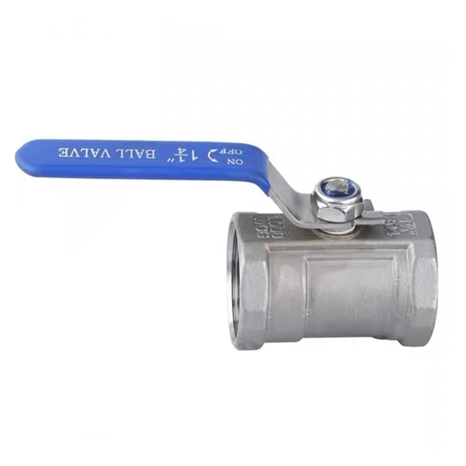 1 x zawór kulowy z gwintem wewnętrznym BSP 0.6 cm do 5.1 cm, stal nierdzewna SS304, prosty typ sanitarny, DN8-DN50 do wody/cieczy/gazu (DN15)