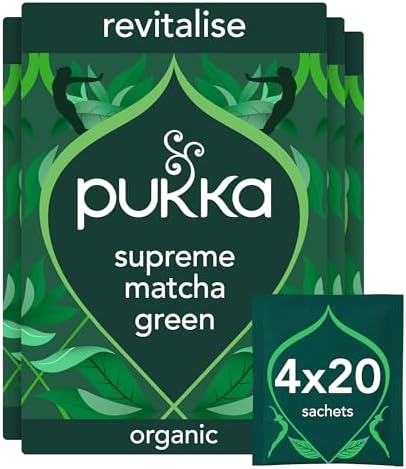 Pukka Herbs | Supreme Matcha Green Organic Tea Box | Energizing T...
