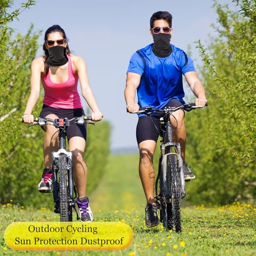 Neck Gaiter Bandana Face Mask,Neck Gaiter Balaclava Bandana Scarf,Sun Face Mask Uv Protection for Outdoor Sports Hiking Cycling Running Men and Women (6 Colors)2