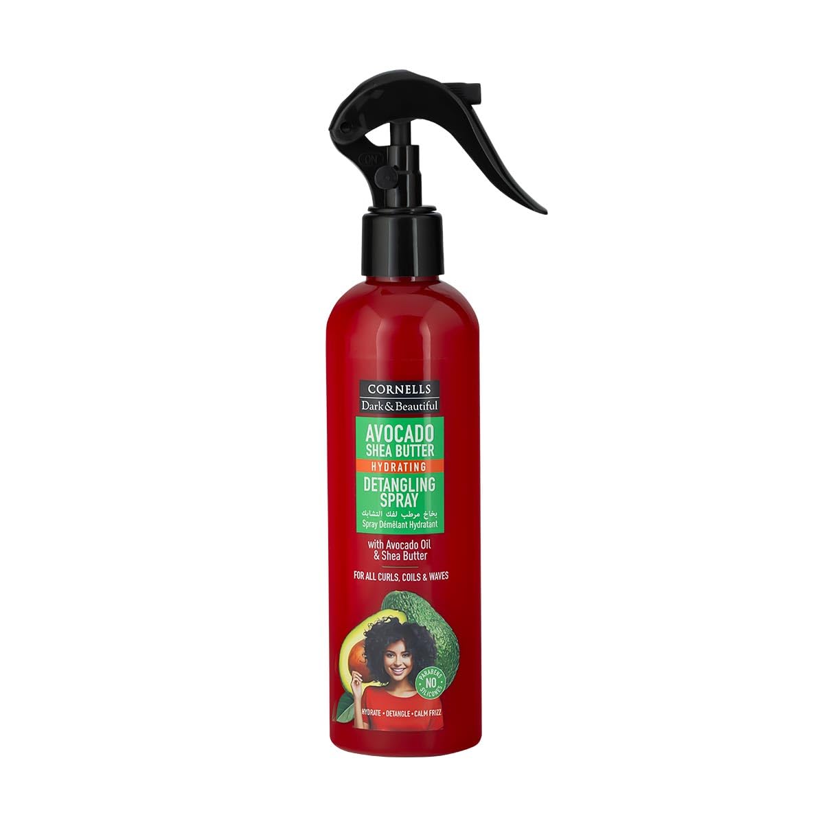 CORNELLSDark and Beautiful Avocado and Shea Butter detangling Spray 250ml for all curls coils and waves