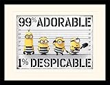 Despicable Me 3 99% Adorable 1% Despicable Mounted & Framed 30 x 40cm Print, 42 x 32 x 2.4 cm,...