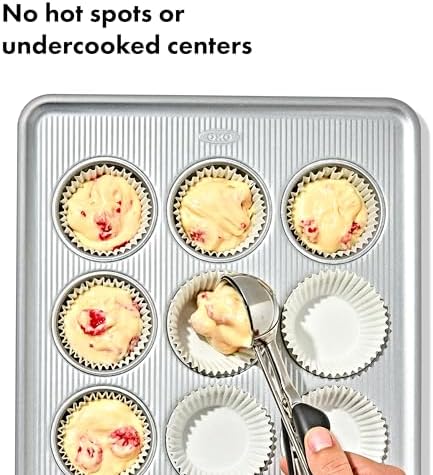 OXO Good Grips Nonstick Pro Clear Coated 12 Cup Muffin Pan - Thumbnail 3