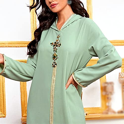 Robe marocaine ample XL, solution mode pudique et confortable - 7