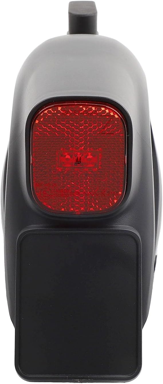 Rear Mudguard with Taillight Assembly for Ninebot for Max G2 Electric Scooter, Premium ABS Plastic Ducktail, Black