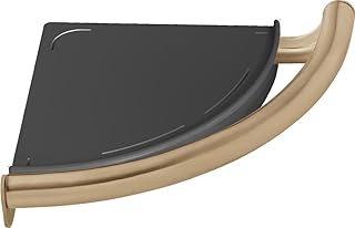 DELTA FAUCET 41516-CZ Contemporary Corner Shelf/Assist Bar, Champagne Bronze