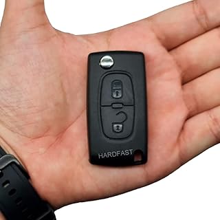 Capa Carcaça Chave Canivete Cromada Peugeot 307 308 2 Botões mod 1316-2