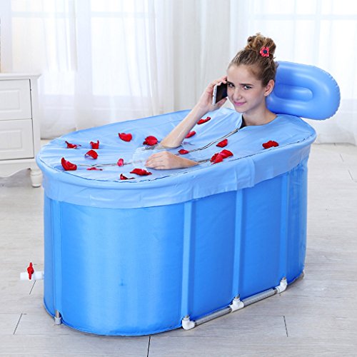 XUANLAN Vasca da bagno pieghevole per adulti
