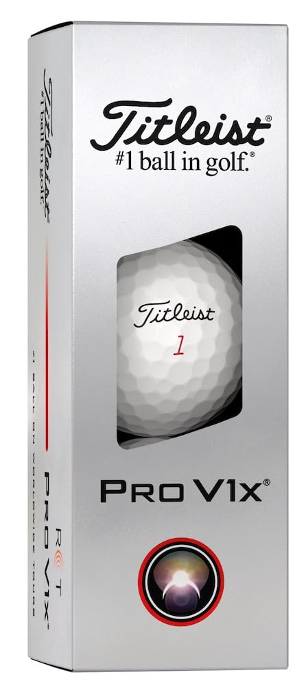 Titleist Golf 2025 ProV1x Golf Balls 1-Dozen White [RCT], Standard