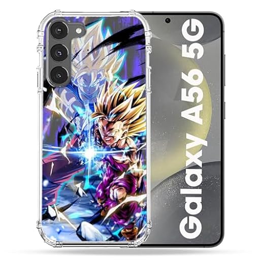 Cokitec - Carcasa Reforzada para Samsung Galaxy A56 5G (Manga Dragon Ball Sangohan Duo) | Ya disponible en tu tienda friki favorita! En mundofriki.es!