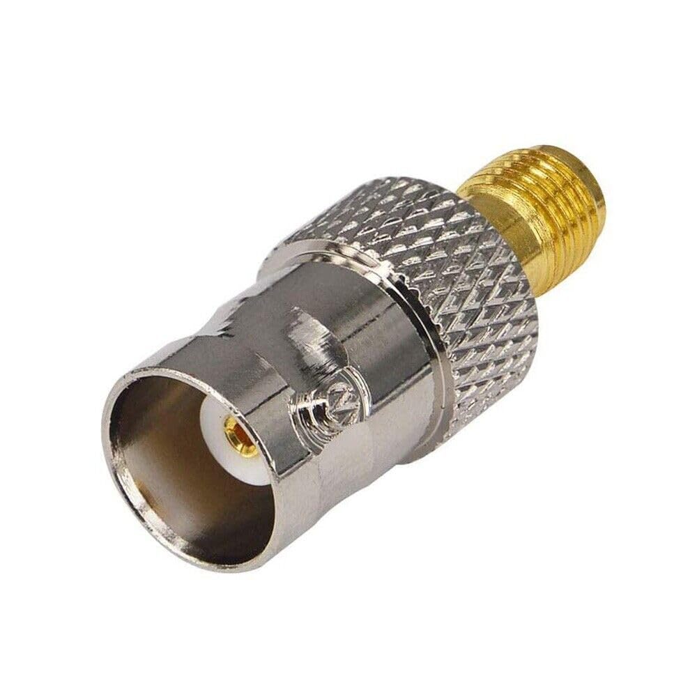SMA Female to BNC Female Adapter - Premium RF Coaxial Cable Connector for Seamless Signal Conversion (1)