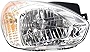 Headlight for HYUNDAI ACCENT 2007-2011 RH Assembly Halogen Hatchback/Sedan