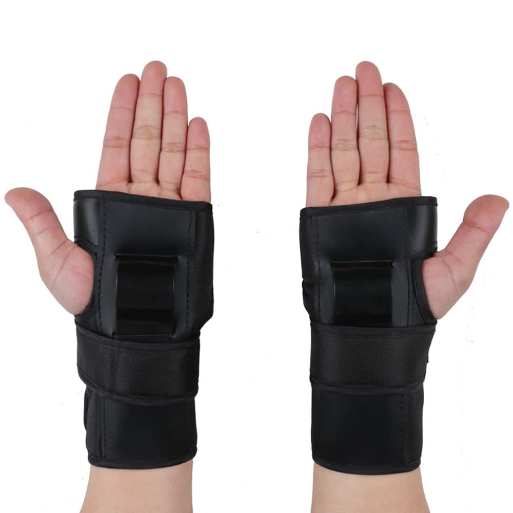 1Paio di Protezioni per I Polsi Supporto per Cuscinetti per Palmo Protezione per Pattinaggio Sci Snowboard Roller Derby Protezione per Equipaggiamento Protettivo Bambini Uomo Donna