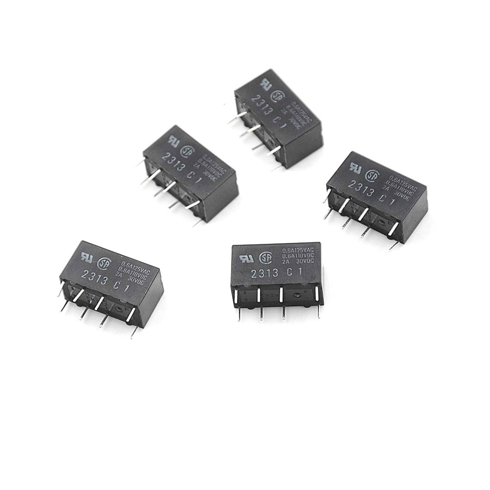 Relais de puissance G5V-2-12VDC 2A 250VAC commutateur circuit 8 broches