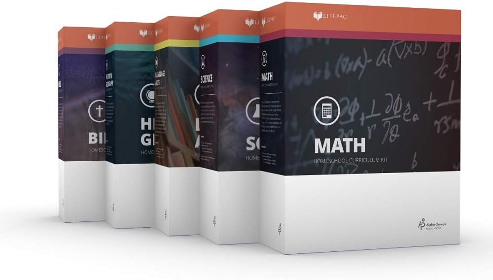 - LIFEPAC 5 Subject Complete Set Grade 6 - Bible-Based Mastery Learning Curriculum, Flexible & Cost-Effective Homeschool Program